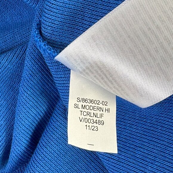 Old Navy Mock Neck Mini Dress Plus Size 3X Blue Sleeveless Minimalist NWT - Picture 6 of 11